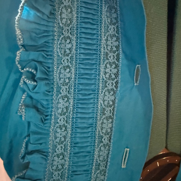 INCREDIBLY BLUE Vintage Full Circle Skirt Dancing Dress - Size XXS to XS - Picture 2 of 5